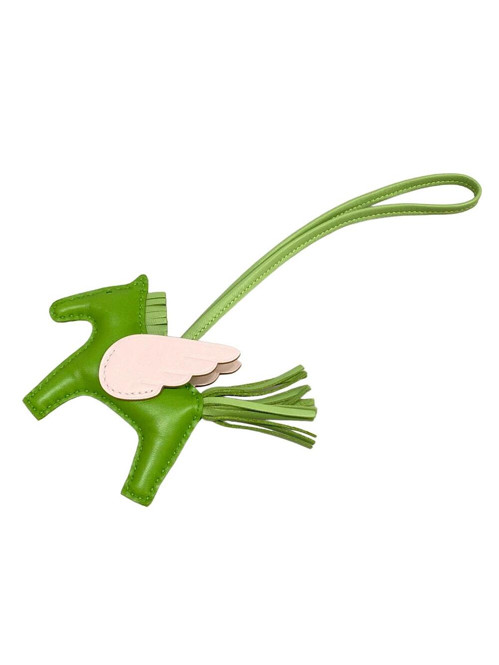 Hermes Rodeo Charm Pegasus Pm Vert #372140H17B